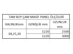 Tam Boy Çam Masif Panel Tam Boy Çam Masif Panel